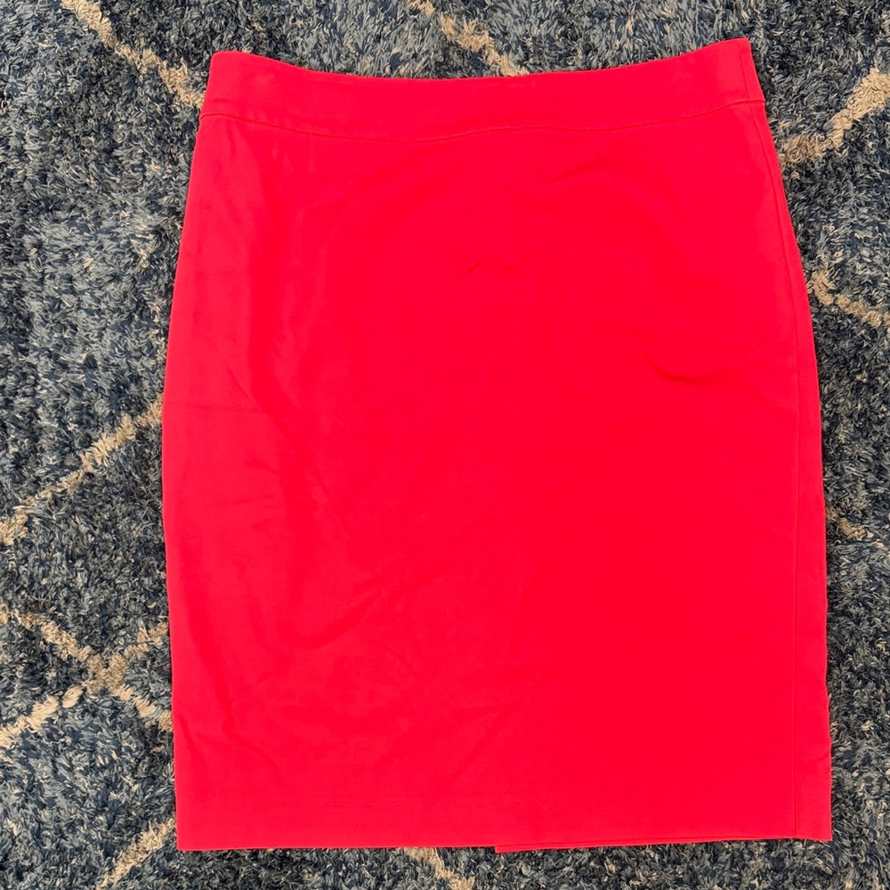 Emporio Armani Vibrant Red Pencil Skirt